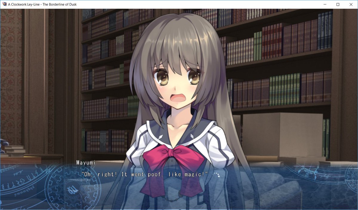 Eroyama91's tweet photo. Mayumi's voice actress is Yanase Natsumi. She's done roles in.. well, quite a lot, including Da Capo 2, ef, Grisaia, Majikoi, Little Busters and more
#AClockworkLeyLine https://t.co/nXo8jn9wbZ