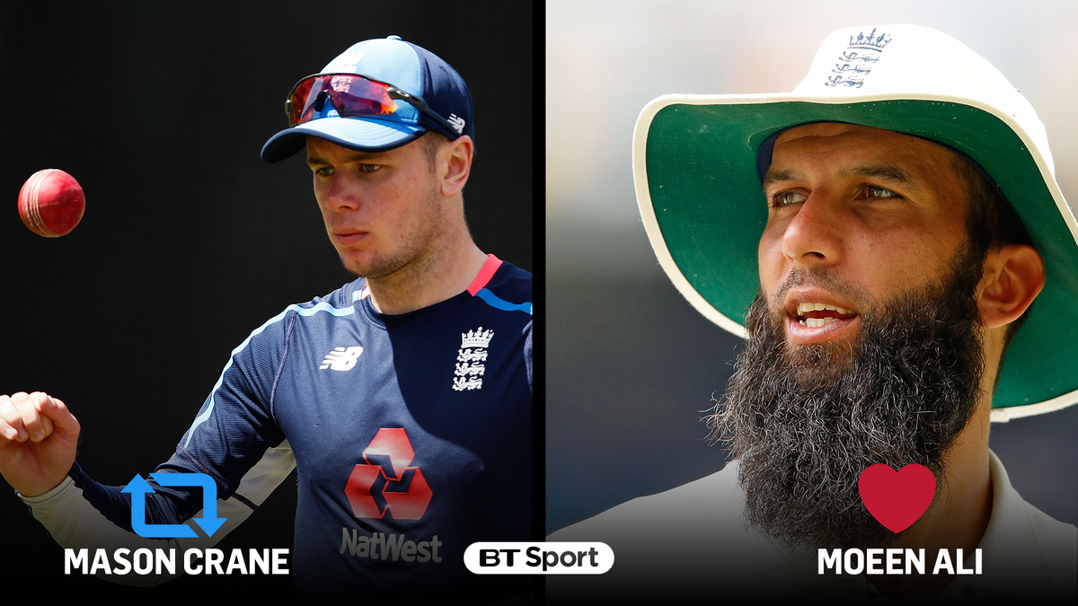 cricketontnt's tweet image. Is it time for a change, or will it be too soon for Mason Crane?

RT if you would play him in Sydney 🔁

Tap ❤️ if you would stick with Moeen Ali. 

#Ashes