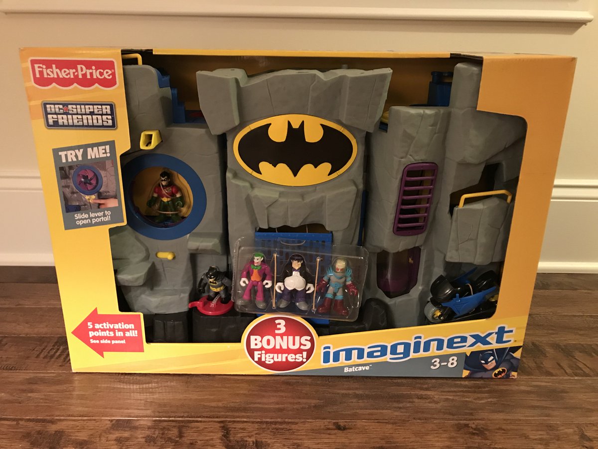 imaginext batcave figures