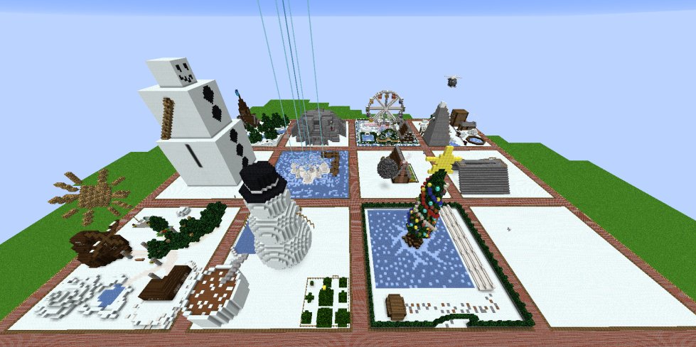 ShadowNodeMC's tweet image. Thank you everyone for participating in our holiday events this week!
Congrats to today's winners the1andon for dunking @WSBSmurf better than anyone else could and to TameCinnamonRoll for her amazing build in the massive build event that was held!
~Slick