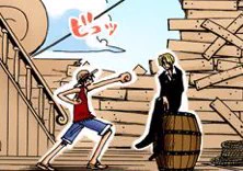 コマの隅の船長かわいいよね

 #細かすぎて伝わらないルフィのここが好き選手権 