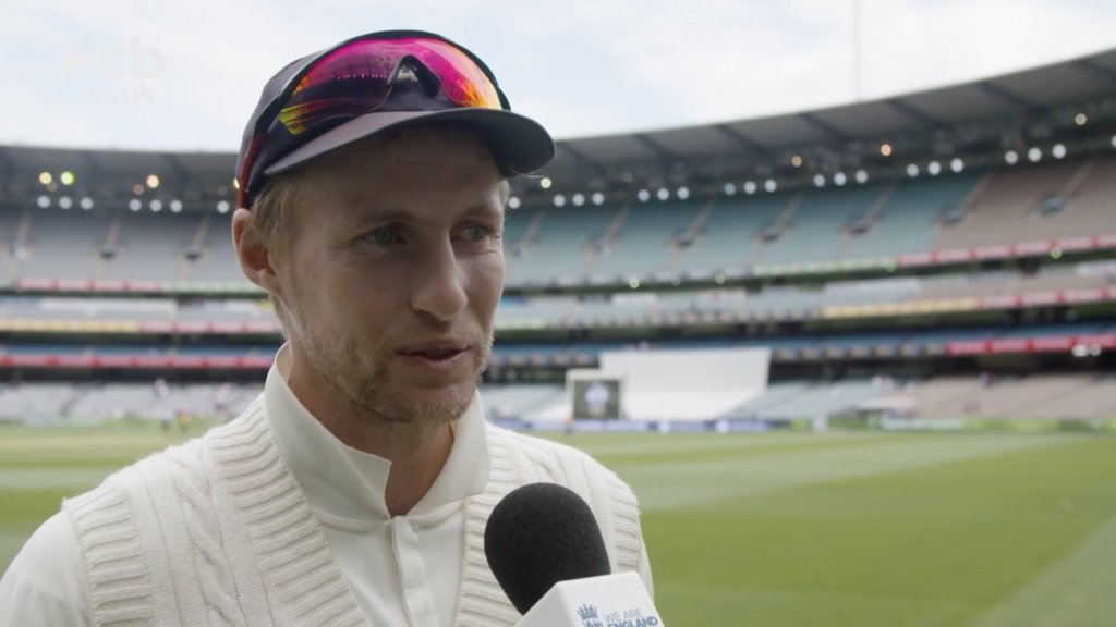 englandcricket's tweet photo. 🗣 @root66: "We tried everything out there. I’m proud of the way we went about it on such an unresponsive wicket" #Ashes 

Full interview: https://t.co/MJayrx8cYF https://t.co/lgwSqx20WV