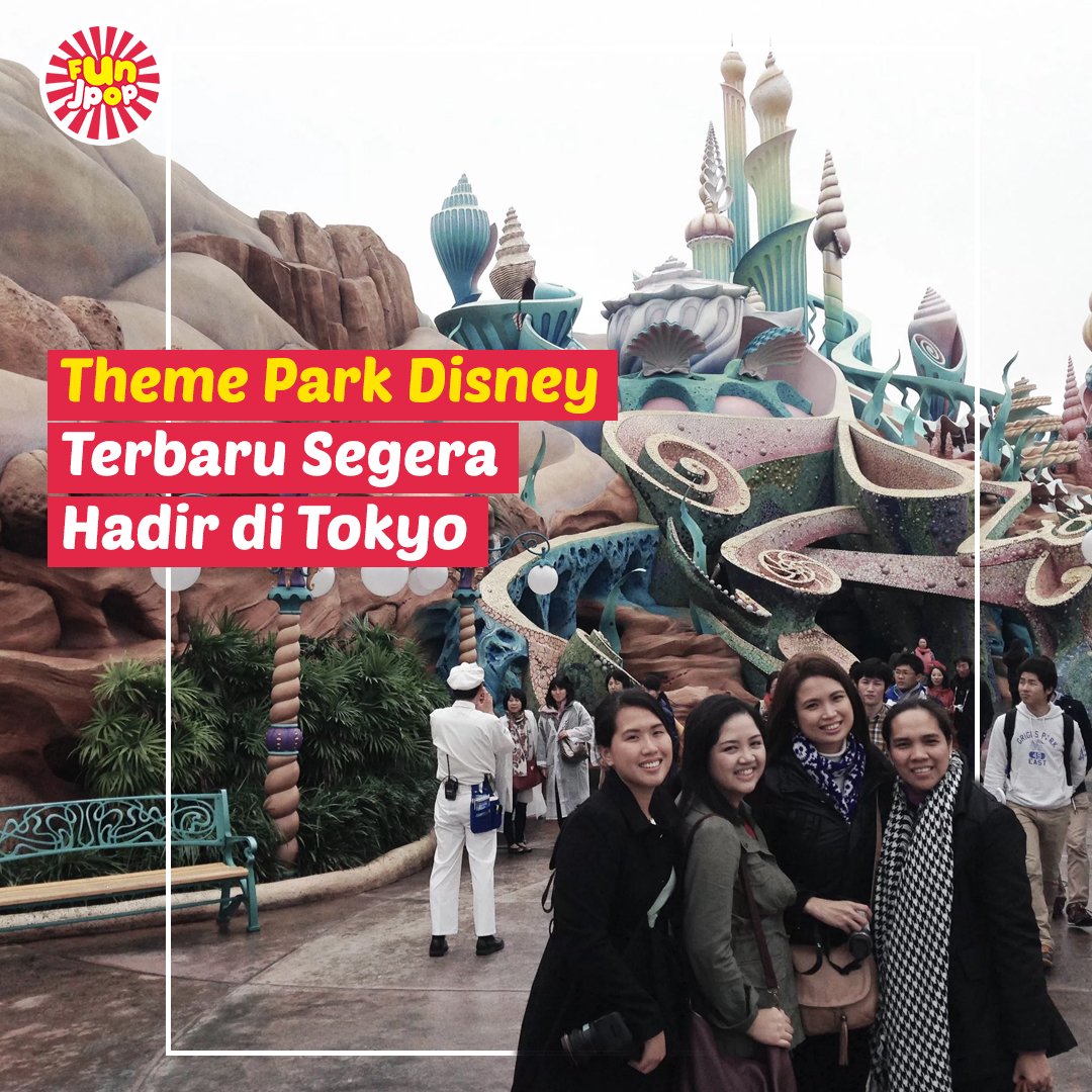 Tertarik berlibur ke Disneyland, Disney World, atau Disney Sea? 
Kabar gembira untuk kamu! Disney akan segera membuka theme park baru. Lokasinya berada di Tokyo, Jepang. Dikabarkan akan banyak menampilkan elemen sejarah, seni, &amp; lanskap negara Jepang. Siapa nih yg udah gasabar?