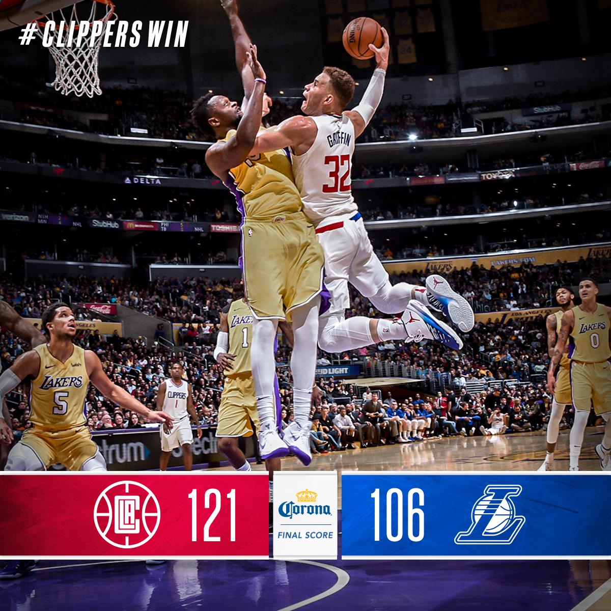 LAClippers's tweet photo. Let's gooo! #CLIPPERSWIN https://t.co/5PY2FlRDXk