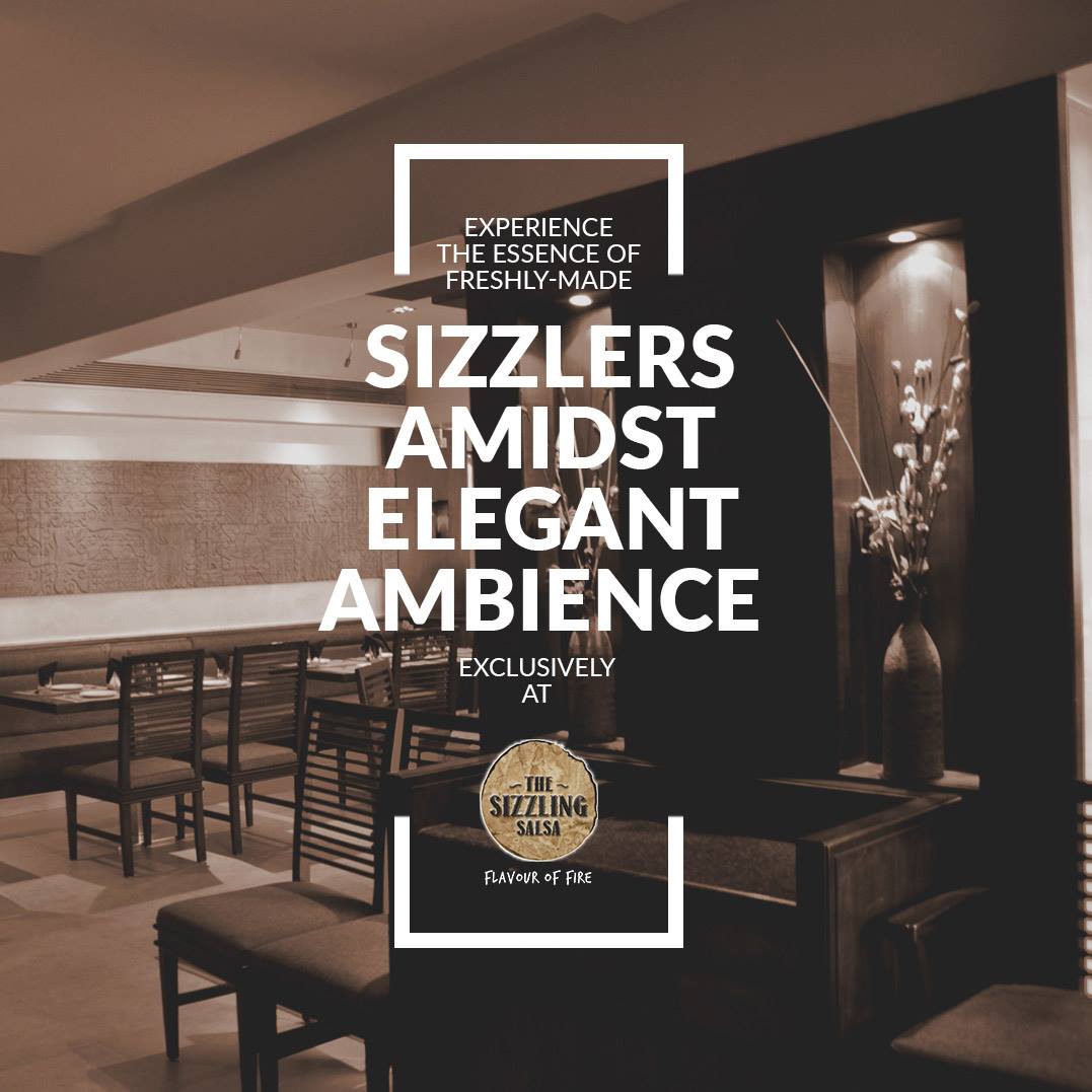rajhans_group's tweet photo. How about having the best of the town #Sizzllers amidst elegant ambiance? Visit #SizzlingSalsa! #Surat #RajhansHospitality #RajhansDesaiJainGroup https://t.co/jGeOXHw5s5