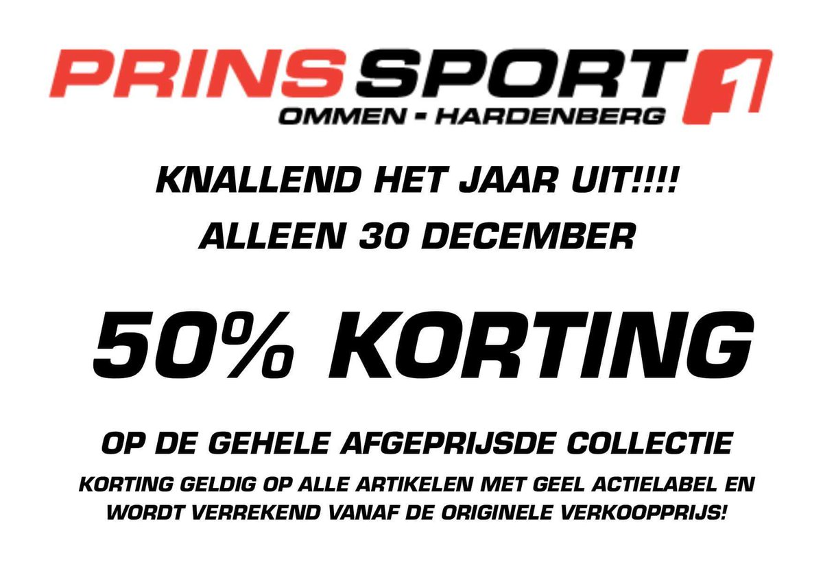 Knallend het jaar uit!