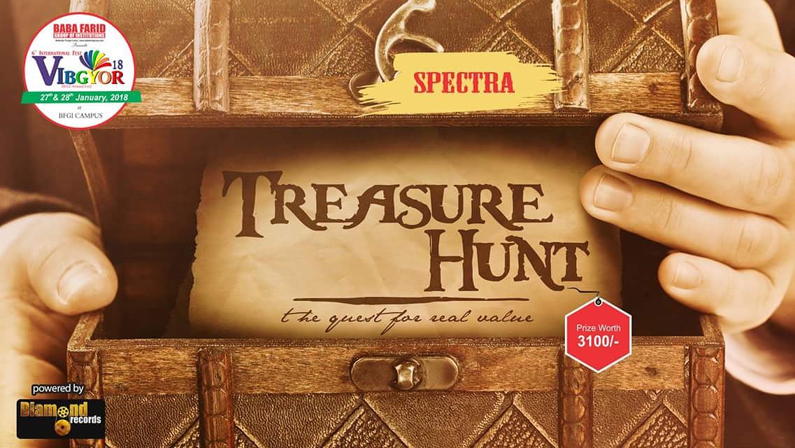 BabaFaridGroup's tweet photo. Love finding Treasures?
Register for #TreasureHunt competition at https://t.co/2PcEXbOwi1 and win exciting prizes
For more details call 95011-15312, 581
#BFGI #bfgivibgyor #Diamond_Records #Spectra #InternationalFest #Treasure https://t.co/4SZDRARKCa
