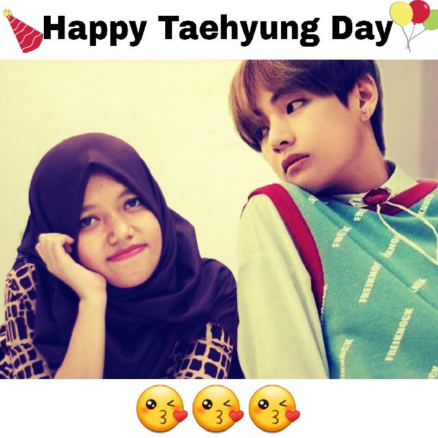 Editan nya kasar. Biarin 😀😀 #WePurpleUTaehyung