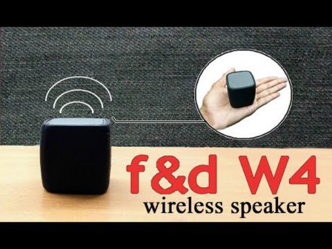 f&d bluetooth speaker w4