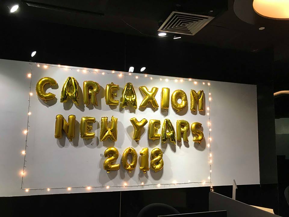 CareAxiom's tweet photo. Pre New Year Celebrations at our office. We engaged our team players in some fun activities including Scavenger Hunt, Guess the New Year Resolution and more. #HappyNewYear #LifeatCareAxiom https://t.co/gBfYJ64GBw
