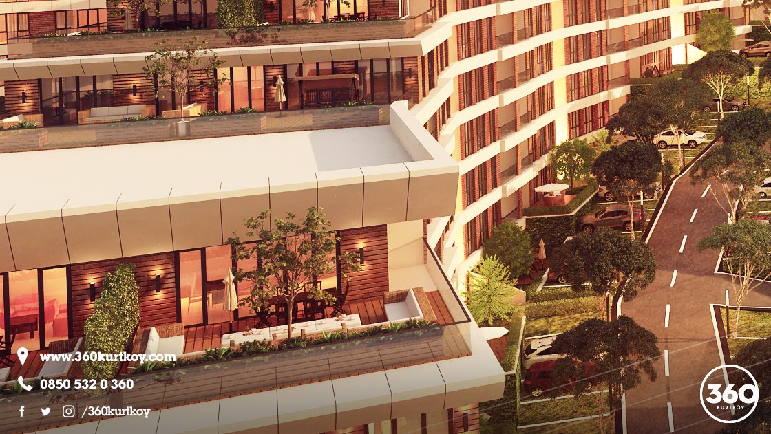 Bol teraslı, bol bahçeli bir dünya için #360Kurtköy'de yeriniz hazır! 🏡 🏘