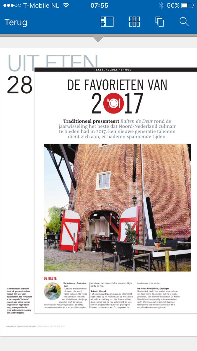 jacqueshermus's tweet photo. Vandaag in @dvhn_nl : het culinaire jaaroverzicht van Hermus &amp; Co https://t.co/Do4AOSYzuQ