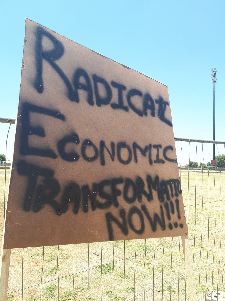 ngobeni_audry's tweet photo. @Mngxitama #RET is now or never !!
#RET will benefit the majority, not individuals.
#RET must fundamentally change the structure ofeconomy.
#RET will help in tackling the triple challenges of POVERTY, UNEMPLOYMENT& INEQUALITY.
#SupportBLF and @Mngxitama who continuously fighting for #RET. https://t.co/Ja322X6tBB