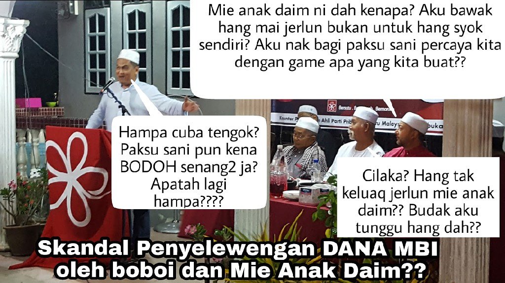 AzizanAzizJOhn's tweet photo. Betulkah anak daeim??? @PPBMKedah @PPBMofficial @TunDrMahathir @MukhrizMahathir @chedetofficial @sy_johan @syhafiz39 @SyedSaddiq @kedah_post @MEDIAKFA @kedahgov @UMNOKedah_Off @NajibRazak @Zahid_Hamidi @Khairykj @HishammuddinH2O @shaifulhazizy @ahmadbashahFC https://t.co/ZUlkePbysr