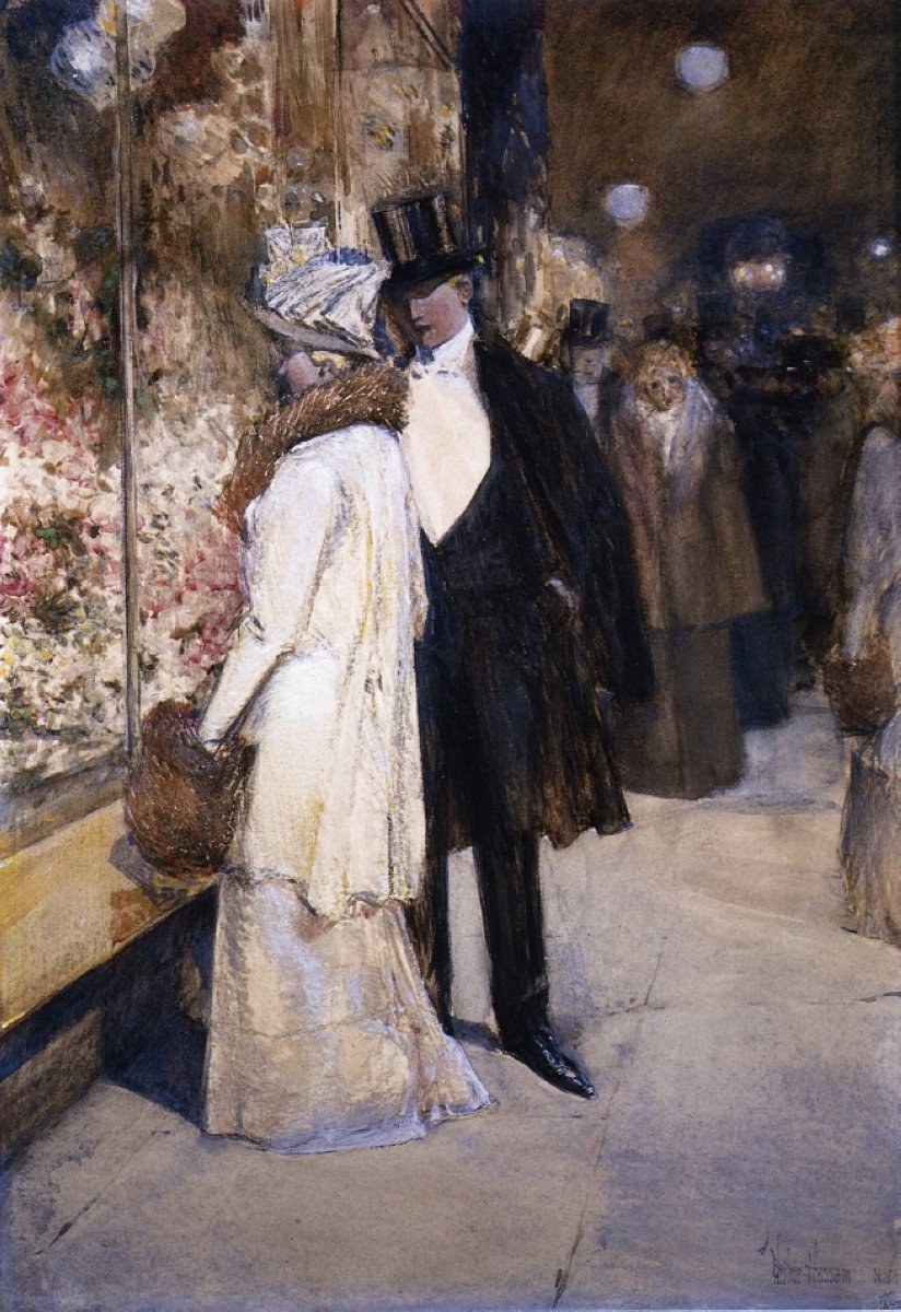 🎨 Childe Hassam - A New Year's Nocturne, New York / Чайльд Гассам - Новогодняя сцена, Нью-Йорк 
❄️ #winter #зима #art #Hassam #ANewYearsNocturne #NewYork #NewYear #Гассам #НовогодняяСцена #НьюЙорк #НовыйГод
