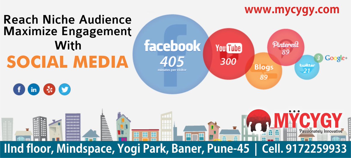 mycygy's tweet photo. Let Social Media enable your business attain its potential! 
Contact us today for the entire portfolio of Digital Marketing services for your website.Visit us at https://t.co/VvzekKlojT
#SocialMedia #DigitalMarketing #FaceBook #Instagram #Pinterest #Twitter #Linkedin #Youtube https://t.co/9DtmVHGWJo