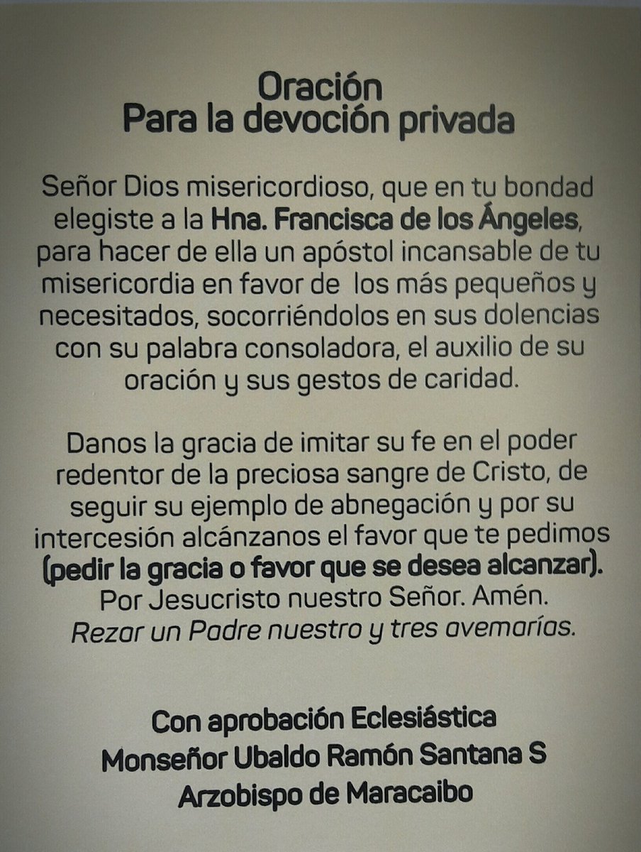 Tercer Aniversario de la partida a la casa del Padre de Hermana Francisca de los Angeles