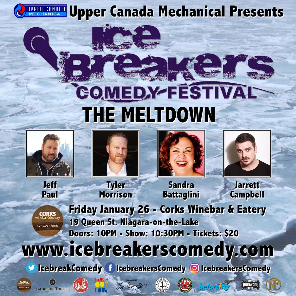 Get your tickets before they SELL OUT (happens every time)
icebreakerscomedy.com
<a href="/IcebreakComedy/">Icebreakers Comedy</a>