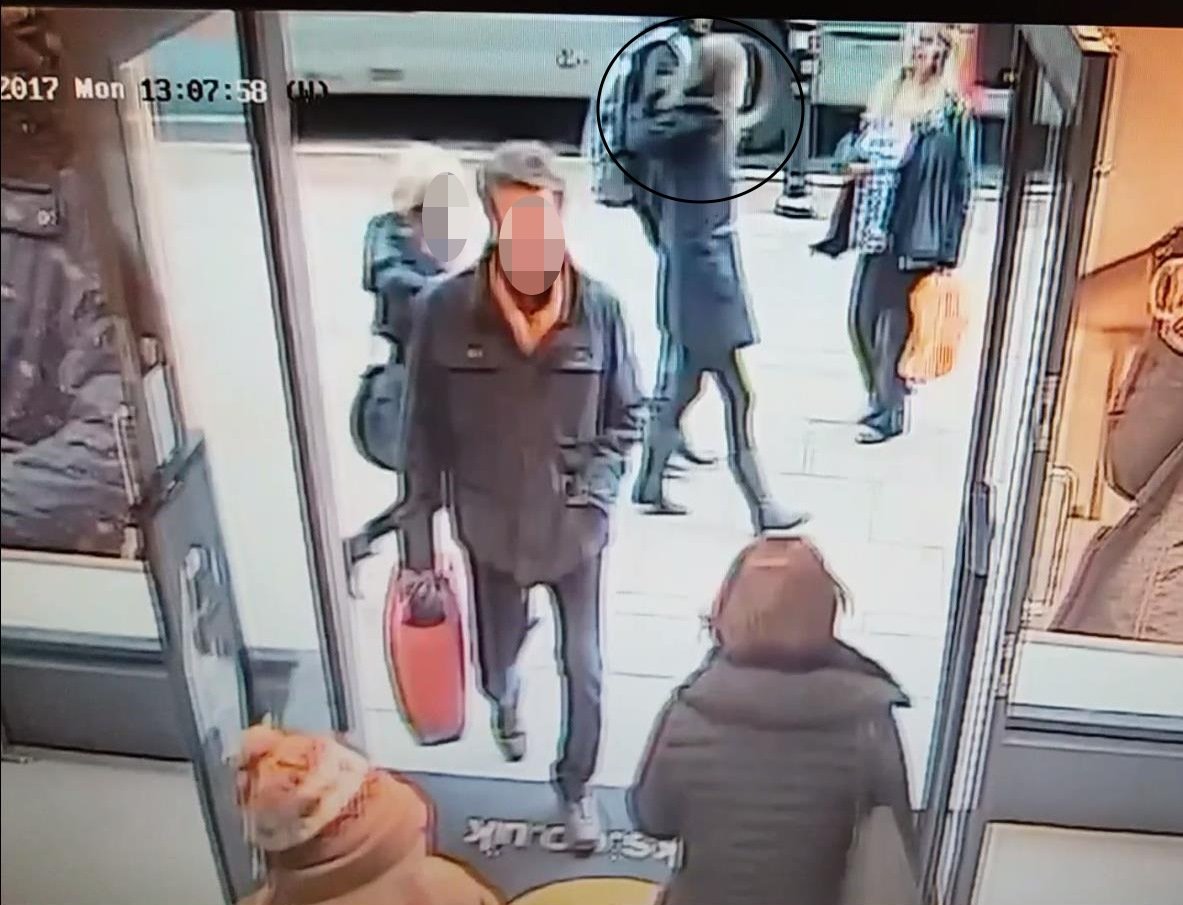 gmpolice's tweet image. Detectives searching for missing woman Marie Scott have released images of her talking to a couple who may hold key information. Full details here gmp.police.uk/content/Triage…