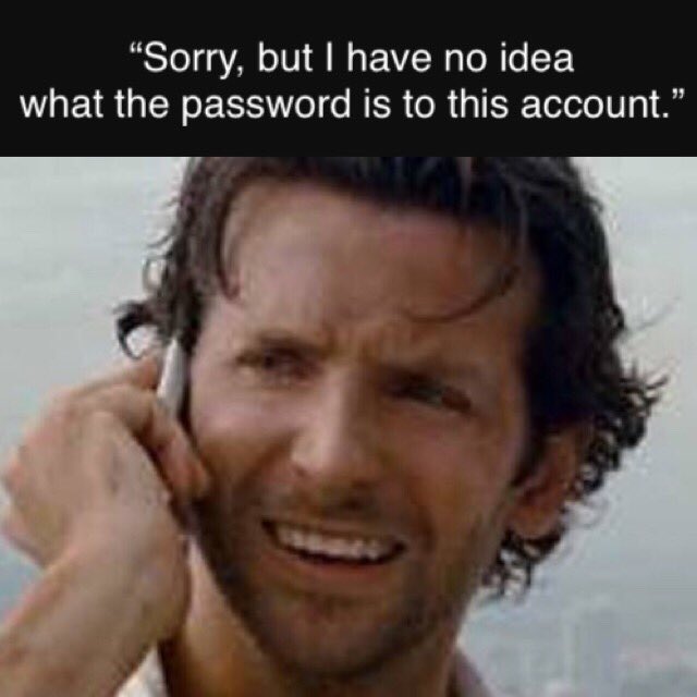 “Sorry, but I have no idea what the password is to this account.”
#bradleycooperisconfused #confusedbradley #confusedbradleycooper #bradleycooper