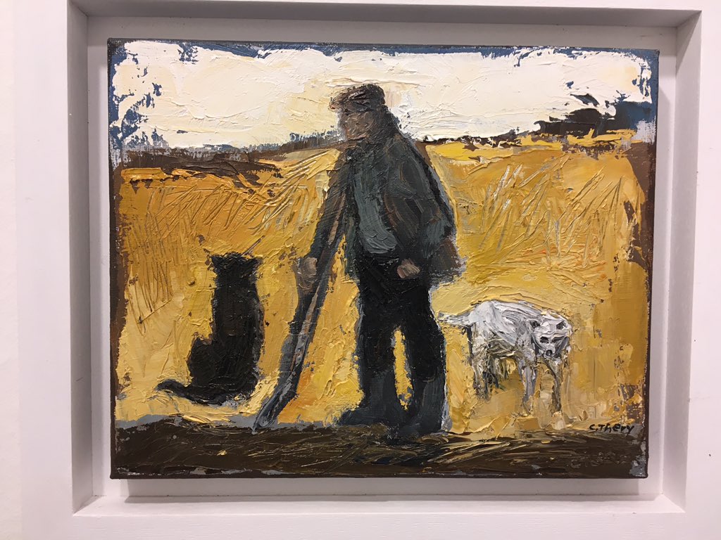 angelabradyRIBA's tweet photo. #Artworks by #ChristineThery #MeetingtheRoad & WinterSparrow + #PaulFordeCialis #NovaCapitis I&ll @bluehouseschull #Cork @WestCorkConnect @westcorkhisfest @creativeirl https://t.co/x4OBsLUnXb
