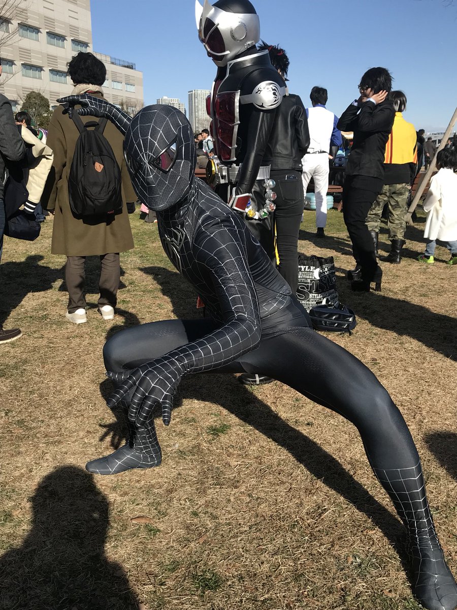 フランライズ در توییتر 今回撮影させてもらった スパイダーマン 黒 やニンジャスレイヤー アクション仮面 スパイダー グウェンwith D ですかね みんなコスの衣装のクオリティ高すぎじゃありませんかね C93 C93コスプレ