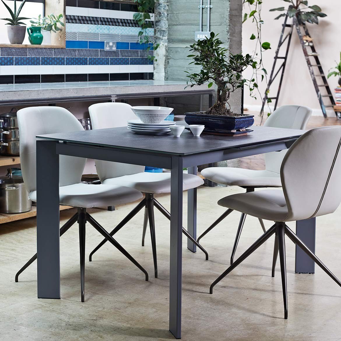 Our ceramic dining tables are in our #wintersale. Come by #chiswick and have a look. It's extending too! #islington #londoninteriors