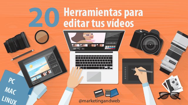 20 Mejores Programas para crear y editar vídeos profesionales en Windows, Mac y Linux bit.ly/2Dz2Kwl vía <a href="/miguelfloro/">Miguel Florido</a> <a href="/marketingandweb/">Marketing and Web</a>