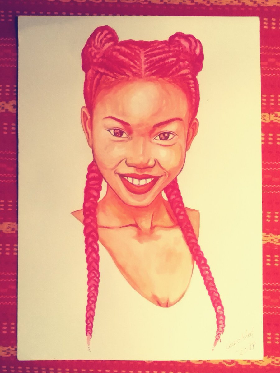 Il m’a dit : « Je vais te dessiner comme on ne l’a jamais fait » 🙈

Phénix by Cheero Keed, 
A3 Aquarelle.