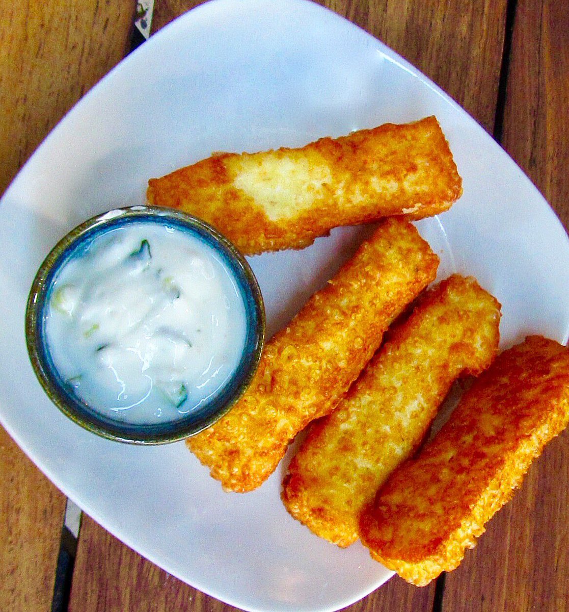 LaurasWorldza's tweet photo. Itβs tapas time at Doppio Zero Rosebank π§.. Halloumi. Cc: @DoppioZeroSA #LaurasWorld #DoppioZero #DoppioZeroSA https://t.co/nNJpMKRv2Y