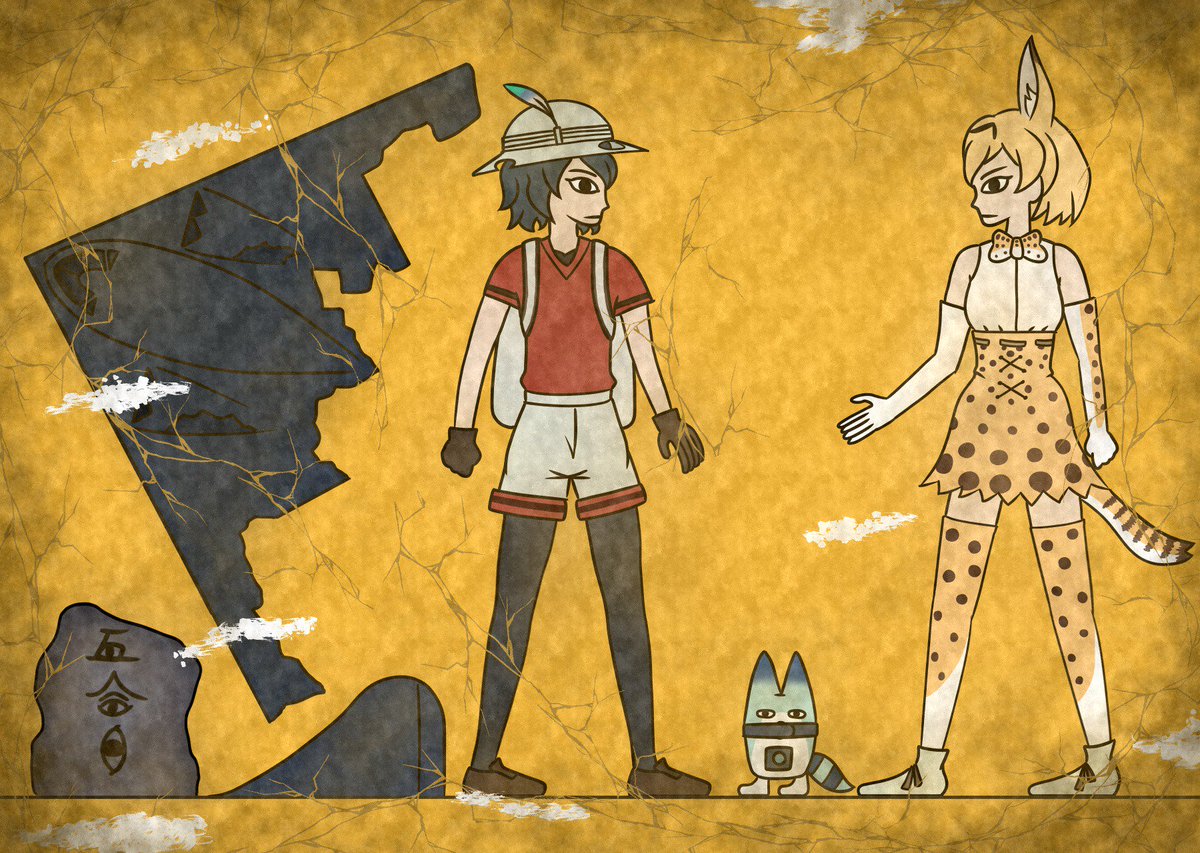 壁画 カヴァン神話 けものフレンズ