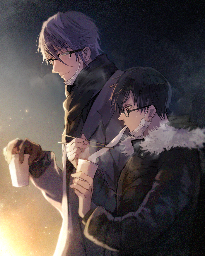 「お題箱より俳優パロガエアイ  https://t.co/yznquMQCji 」|央川みはらのイラスト