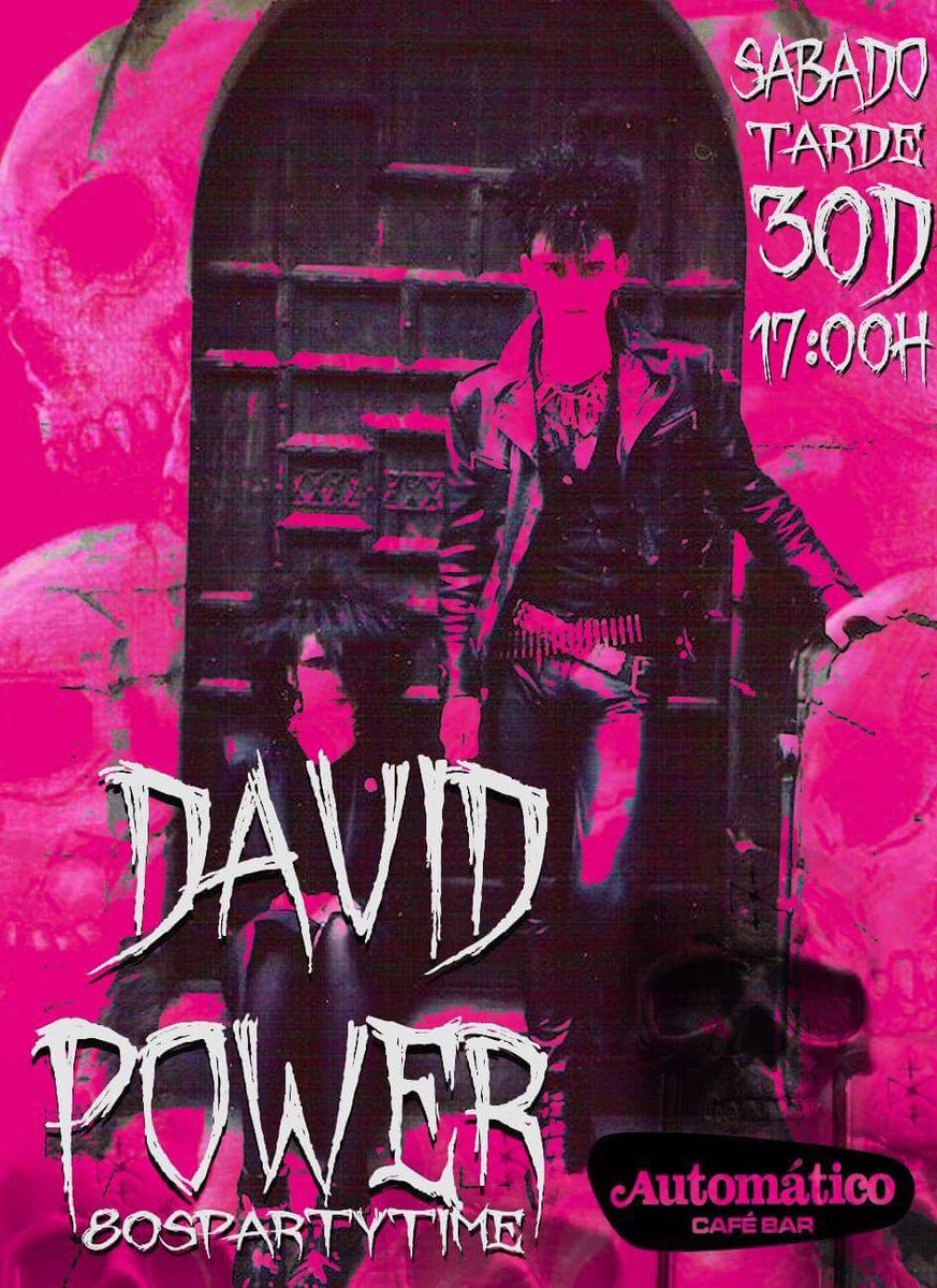 Desde las 17:00h,  80s Party Time con #DavidPower.
¡Os esperamos!
#HappyNewYear #CórdobaESP #fiesta #Los80 #cocktails #música #djs