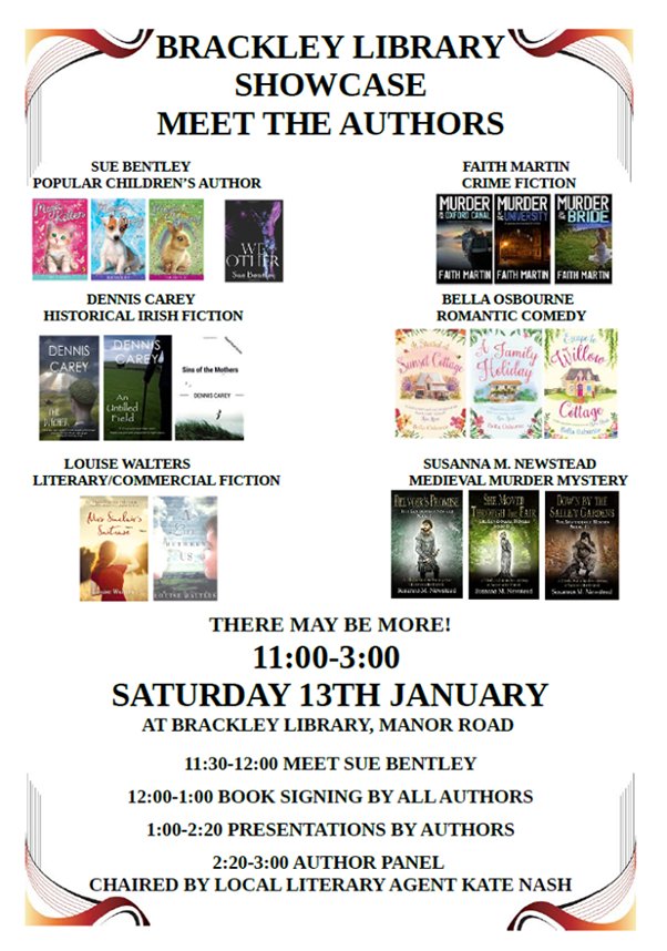 dmpcarey's tweet image. If you&apos;re in the area, call in to meet some top names in literature. And me.
#savebrackleylibrary