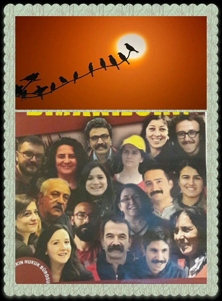 44cagatay33's tweet photo. HALKIN AVUKATLARI TAM  110 GÜNDÜR ZİNDANLARDA.. NE  100 GÜNÜ.. KALAN  9  GÜNÜ "HUBER" KÖŞKÜNDEMİ AĞIRLANDILAR..! https://t.co/n2SpbOzMxA