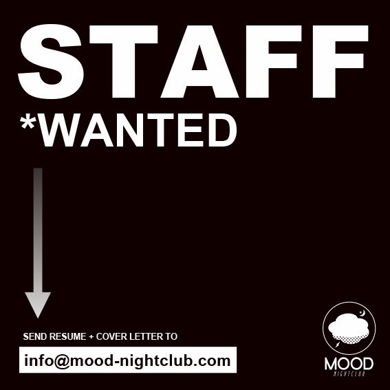 MOODNC_INFO's tweet photo. STAFF WANTED!
当店では、ホールスタッフ、バーテンダー、フロントスタッフ、PA、社員、アルバイト同時募集。(20歳以上)
(時給¥1000円〜)
VISAアリ外国人スタッフも大歓迎。
*2月1日より雇用(トレーニング期間アリ。)
下記メールアドレスまたは、DMにて受付いたします。
Info@mood-nightclub.com https://t.co/uOdTCxBdS9
