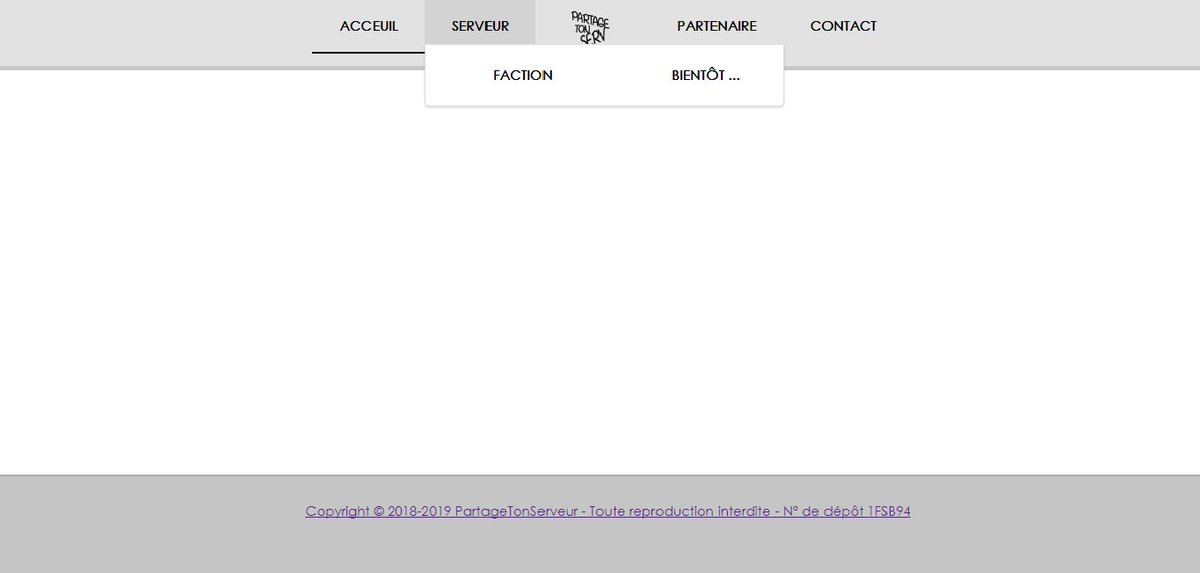 PartageTonServ's tweet photo. Salut tout le monde ! ⚡️
Premier #SPOIL de @PartageTonServ ! 🔥

Page d'acceuil temporaire !

Rt : @Gaia_Serveur , @LordFightV2 , @Toustibat , @RemorldYT , @CrawnRT , @GeekLegendOff , @AzurInGame https://t.co/WDMkMOxI6J