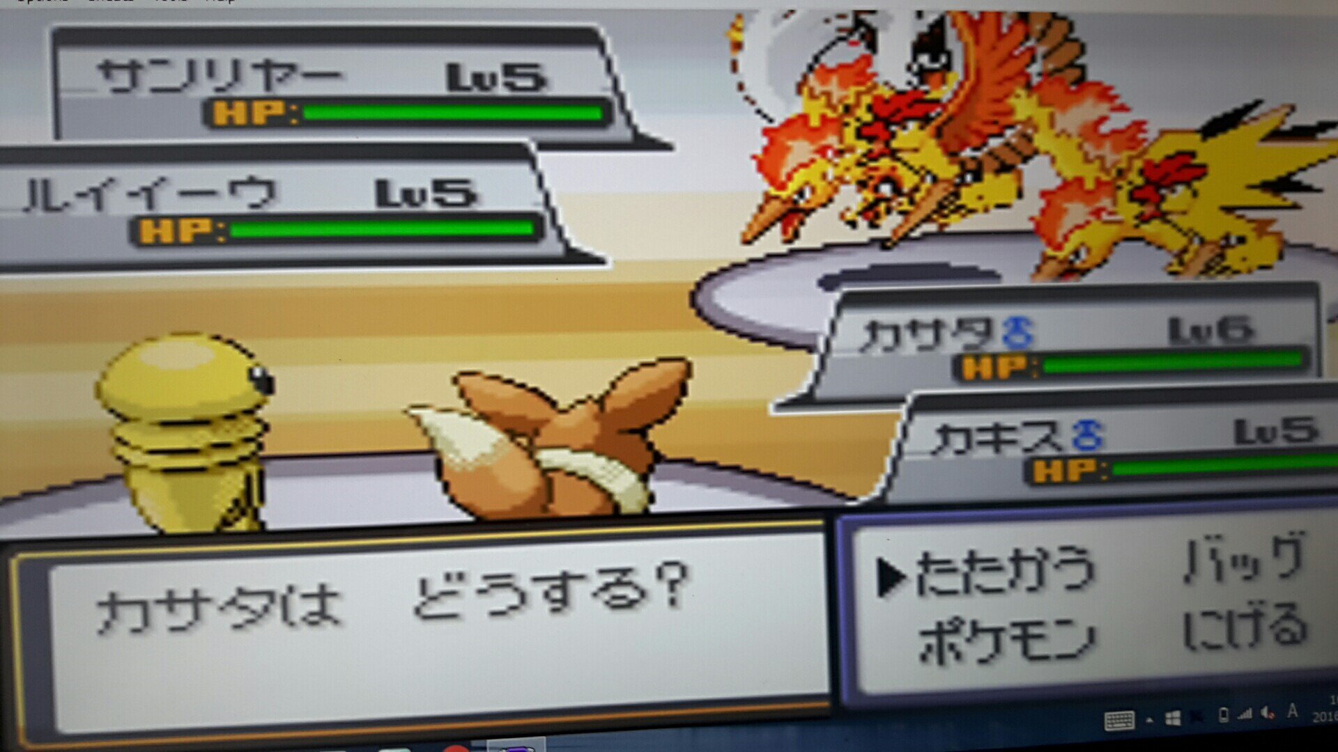 イチノミヤちゃんbot En Twitter ルイイーウ ルギア ホウオウ サンダー ファイヤー フリーザーが合体したポケモンです とても強力ですがカニミソの敵ではありませんね T Co Wofsgonzxh Twitter