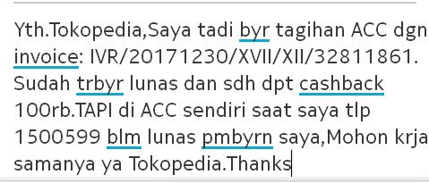 LIDYAUSHA's tweet photo. @TokopediaCare Help me! https://t.co/RyWJEAxY6l