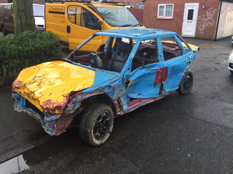 CheshireRCU's tweet image. Stopped in @PoliceCrewe 😳 we kid you not!! Driver reported for having no insurance and using a vehicle in a dangerous condition!! Vehicle seized. It was once a Rover in red by the way! 🤦‍♂️👮🚓🤷🏻‍♂️ #RPU