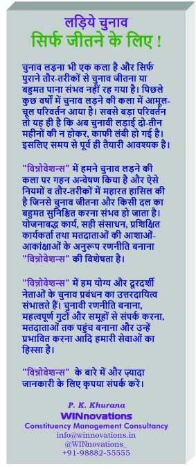 WINnovations_'s tweet photo. @TejYadav14
#ConstituencyManagement #2019Elections #VoterFeedback #PerceptionManagement #PoliticalPR #WINnovations #WeMakeHorsesFly
Pretty clear.The only factor to win elections. Do voters trust you? We create systems &amp; processes to help visionary leaders build trust among voters https://t.co/4pqDpm6b7R