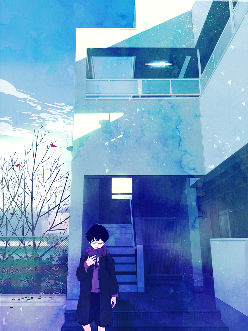 「12月✍️

#創作 #天文少年. 」|中村ユミのイラスト