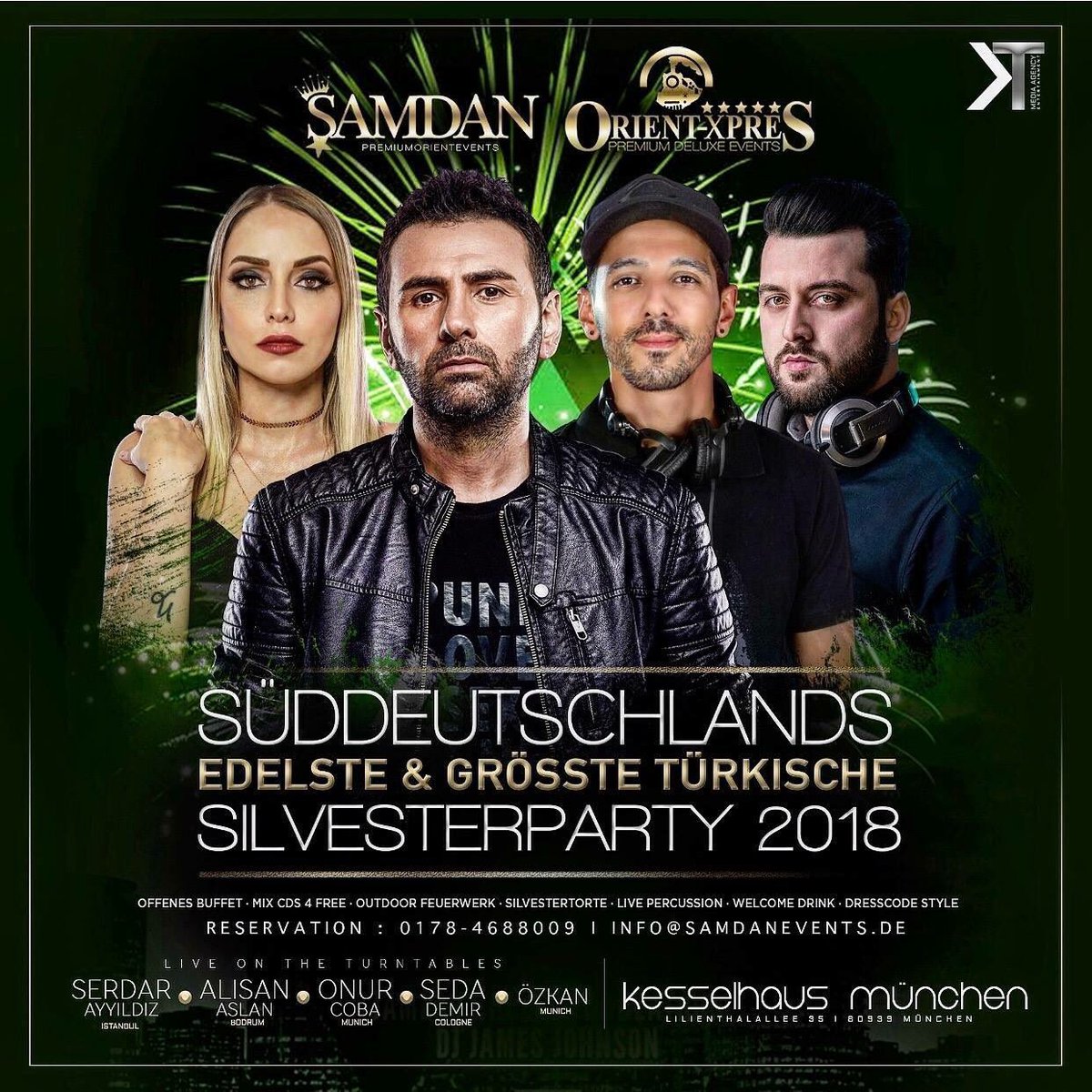 31.12.2017 SİLVESTER PARTY <a href="/samdanevents/">Samdan Events</a> <a href="/SERDARAYYILDIZ/">SERDAR AYYILDIZ</a> @muenchen_de