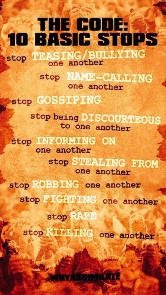 whyassimilate's tweet photo. @tariqnasheed @YouTube Practice the #10BasicStops https://t.co/88cYbYEja0