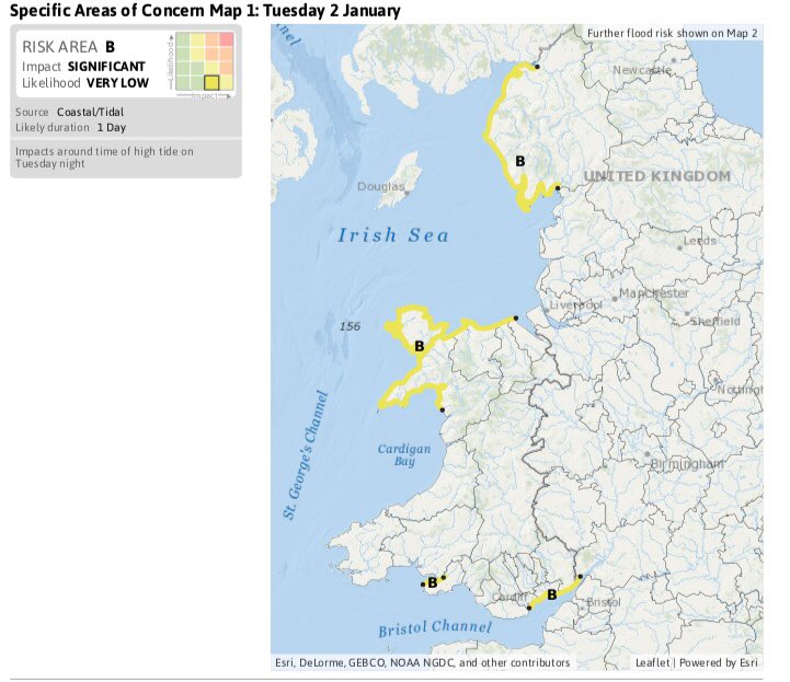 JPCurtinClimate's tweet image. The weather isn’t taking #NewYear off! #StormDylan is primarily wind issues in Ireland - we’re watching rain in SW on #NewYearEve but also some potentially significant coastal risk next week. Stay close to our updates …od-warning-information.service.gov.uk/5-day-flood-ri…
