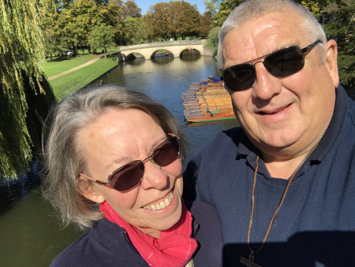suffolkvicar's tweet photo. 2017 in 3 pictures:
1) #NotTakingNote helping @c_of_e be more inclusive
2) Chinook treat @RAFOdiham
3) My beloved, me, & Cambridge https://t.co/0uihVHYApc