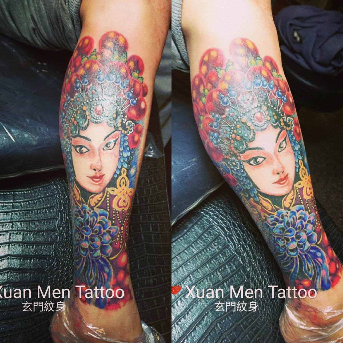 玄門紋身刺青改圖蓋圖on Twitter 京劇花旦 刺青蓋圖 紋身 Tattoo