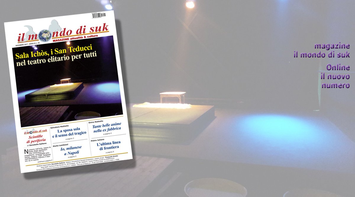 ilmondodisuk's tweet photo. il #numero35 del nostro #magazine è dedicato a talenti del palcoscenico di #SanGiovanniaTeduccio che lavorano con onestà intellettuale lontano da clamori e finanziamenti pubblici https://t.co/1oYvtoS6HH…/…/2017/12/magazine.pdf https://t.co/s9WTM7PZkC