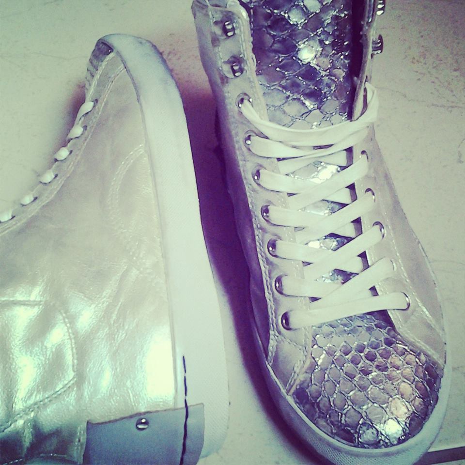 CrimeLondon's tweet photo. This #crimebabe is loving her new kicks. Check it. Photo Courtesy: Maria Miranda https://t.co/i1P72k74nZ