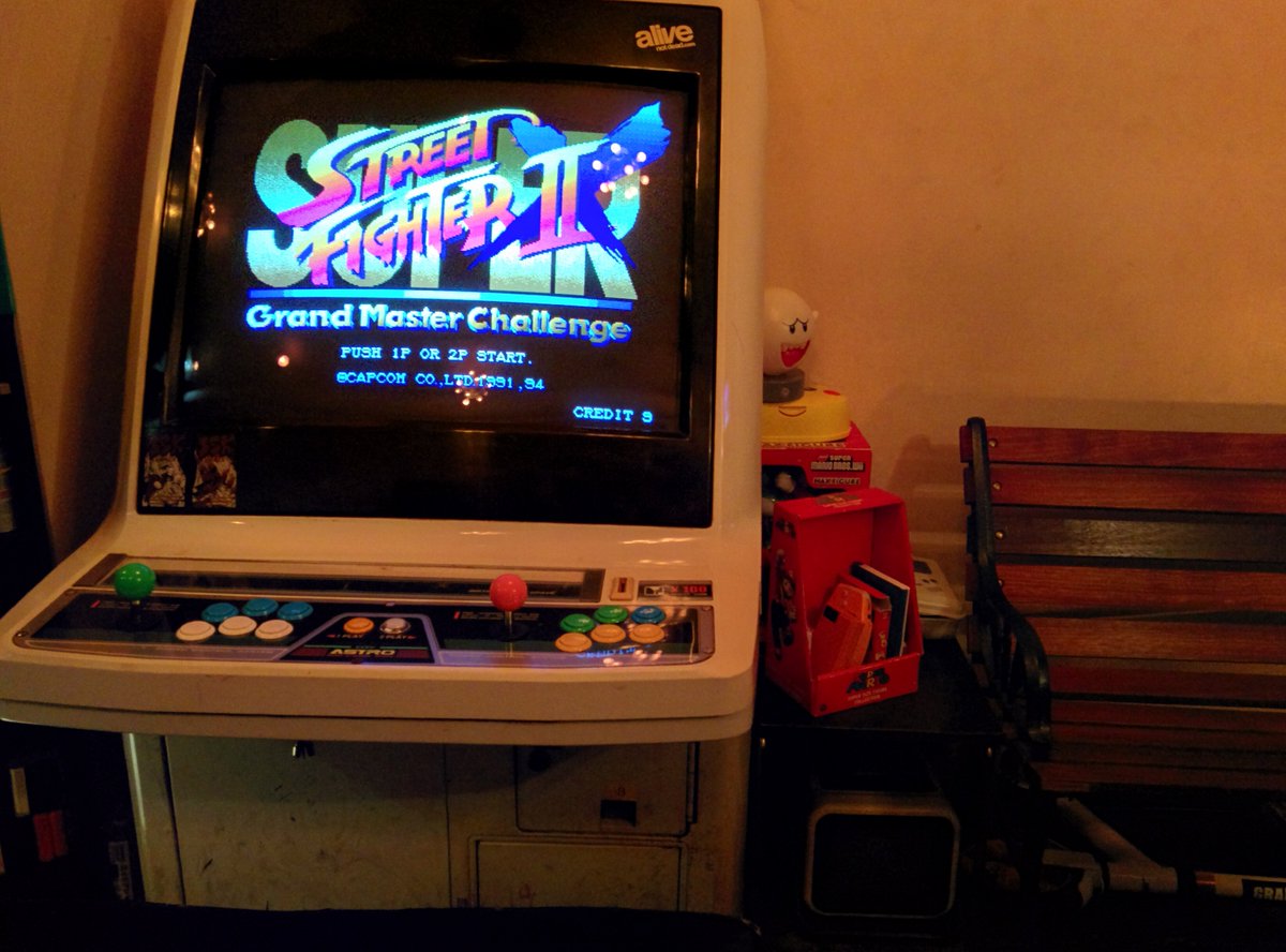 ErrorInLine1's tweet photo. #Kyoto #8BitBar #Streetfighter #Cafe_Siesta https://t.co/eMazKGURS9